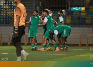 فريق الأخضر يسحق الأنوار بسداسية نظيفة