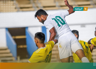 الأهلي طرابلس يحافظ على وصافته بفضل هدف حسام حسن أمام الشط