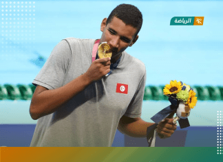 السباح التونسي الحفناوي يهدي العرب أول ذهبية في أولمبياد طوكيو