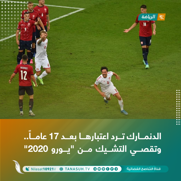 الدنمارك ترد اعتبارها بعد 17 عاماً.. وتقصي التشيك من “يورو 2020”
