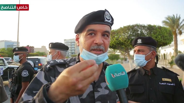 العميد يوسف بلابان: نطلب من جميع الليبيين أن يلتزموا بالخطة الأمنية الوقائية لأن هذا في مصلحتهم، وأي مواطن لديه مشكلة فإن الجهات الأمنية ستكون في خدمته.