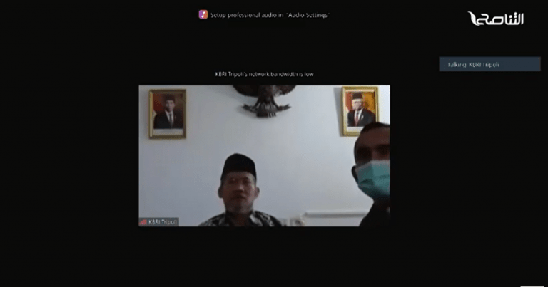 كلمة القائم بالأعمال الأندونيسي محمد عمّـار معروف بمناسبة مرور عام على افتتاح مركز الشيخ علي الغرياني للكتاب