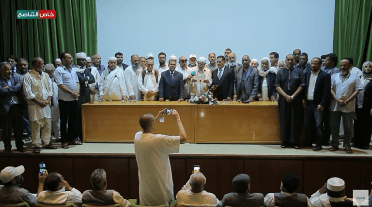 خاص التناصح | البيان الختامي لملتقى القوى المدنية لكافة المدن اللّيبية بخصوص إجراء الانتخابات البرلمانية: نرفض الانقلاب على السلطات القائمة بالقوة؛ ونؤكد على أنه لا بديل عن إجراء الانتخابات البرلمانية وهو مطلب كل الليبيين