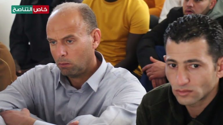 عدسة التناصح ترصد جانبا من شعائر خطبة عيد الفطر المبارك بمسجد الخضراء في مدينة ترهونة