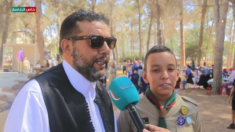 عدسة التناصح | لقاء مع طارق عياد – ولي أمر أحد فتيان فوج الشط خلال نشاط الملتقى العائلي الرابع علي مستوى فوج الشّط للكشافة والمرشدات بمشاركة قرابة ال500 فرد.