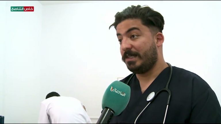 عدسة التناصح| كلمة رئيس منظمة الجيش الأبيض للدعم الصحي الدكتور جساس قصيبات خلال حملة التبرع بالدم التي تنظمها جمعية الهلال الأحمر الليبي بالتعاون مع مصرف الدم المركزي مصراتة تحت شعار (التبرع بالدم بادرة تضامن شارك في الجهد وأنقذ الأرواح)