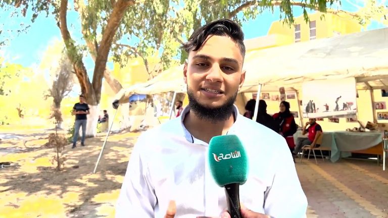 عدسة التناصح| كلمة الطالب عبدالباسط الهنقاري المشارك في المهرجان الثقافي لكلية الطب البشري الزاوية يتحدث فيه عن الأيام المستهدفة للمهرجان وأسباب إقامة هذا النشاط للطلبة بالكلية.. | 10 – 08 – 2022