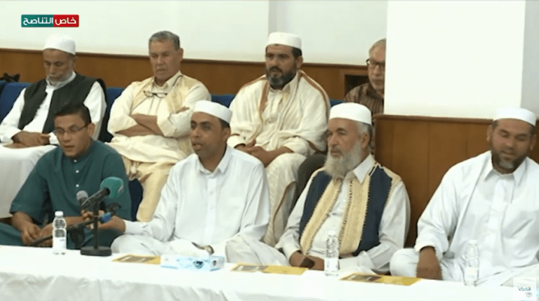 عدسة التناصح | قصيدة “صلوا على بدر التمام”.. جانب من احتفالية لإحياء ذكرى مرور 260 عام على تأسيس مسجد “يدر الغوط” بمصراتة.