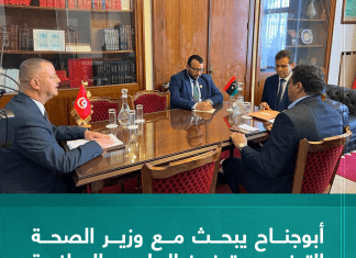أبوجناح يبحث مع وزير الصحة التونسي تعزيز البرامج الوطنية المشتركة للاهتمام بالأمن الدوائي