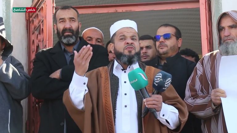 عدسة التناصح | جانب من مظاهرة بمدينة مسلاتة احتجاجا على حرق نسخة من المصحف الشريف في السويد و هولندا