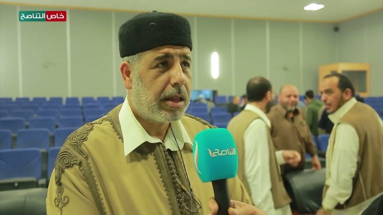 عدسة التناصح | كلمة عميد بلدية تاجوراء خالد الأزرق خلال تكريم شرطة مديرية أمن تاجوراء للمتقاعدين والمتوفين منهم على ما بذلوه ضمن وزارة الداخلية من المهام الموكلة إليهم وذلك بمناسبة شهر رمضان المبارك.