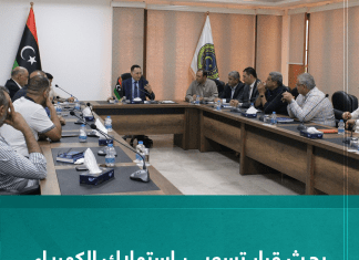 بحث قرار تسعير استهلاك الكهرباء