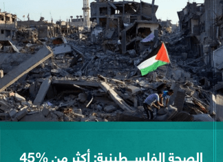 الصحةالفلسطينية: أكثر من 45% من مباني غزة تم تدميرها