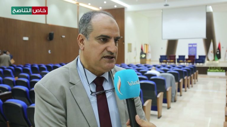 فيصل العبدلى مدير عام الهيئة الليبة للبحث العلمى خلال ورشة عمل “المخترعين والمبدعين فى ليبيا الواقع والتحديات”