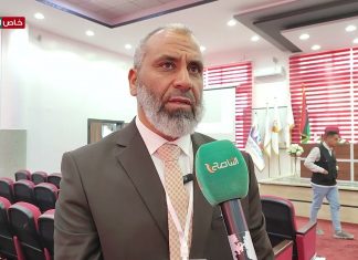 لقاء مع رئيس المؤتمر العلمي السابع في كلية الاقتصاد بمدينة الخمس عمران البكوري في فعاليات المؤتمر الذي حمل عنوان (رأس المال الفكري والاقتصاد القائم على المعرفة)