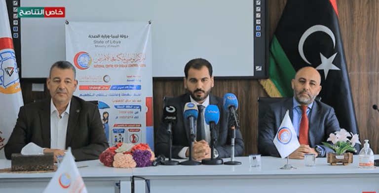 مدير المركز الوطني لمكافحة الأمراض د. حيدر السائح يعلن انطلاق حملة التطعيم ضد مرض الانفلونزا الموسمية