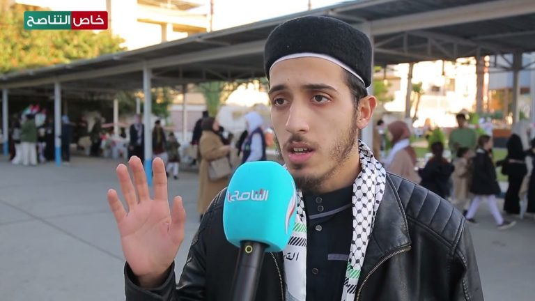 عدسة التناصح | نصرة أهل غزة واجبة وكل على حسب استطاعته.. العارف أبوشعالة/ أحد المشاركين في البازار الخيري الداعم لأهل غـ..ـــزة.