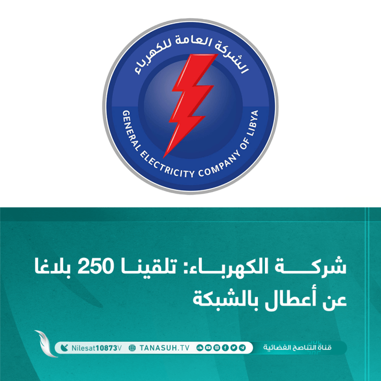 شركة الكهرباء: تلقينا 250 بلاغا عن أعطال بالشبكة
