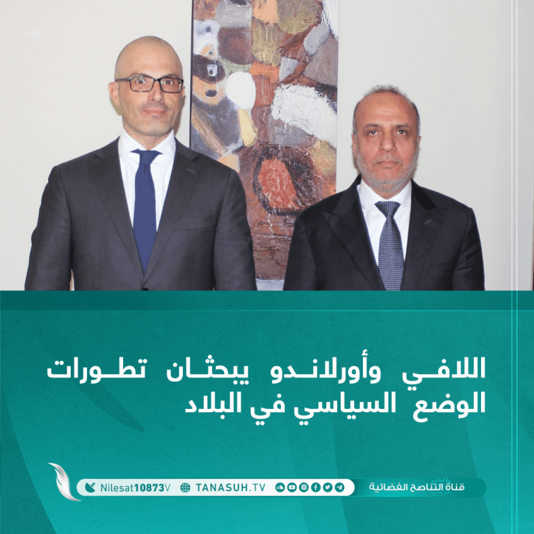 اللافي وأورلاندو يبحثان تطورات الوضع  السياسي في البلاد