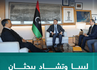 ليبيا وتشاد يبحثان التعاون الثنائي