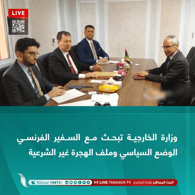 وزارة الخارجية تبحث مع السفير الفرنسي الوضع السياسي وملف الهجرة غير الشرعية