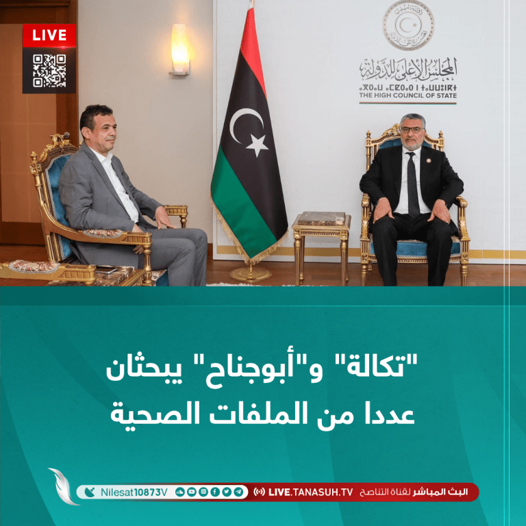 “تكالة” و”أبوجناح” يبحثان عددا من الملفات الصحية