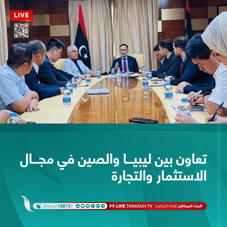 تعاون بين ليبيا والصين في مجال الاستثمار والتجارة