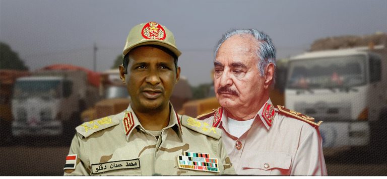 الجيش السوداني يضبط شحنة عسكرية ضخمة قادمة من بنغازي إلى “المتمرد حميدتي”