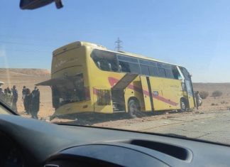 حادث انقلاب حافلة على طريق ودان يسفر عن 8 قتلى و20 مصابًا