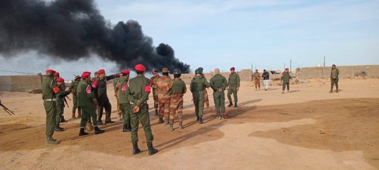 المنطقة العسكرية الساحل الغربي تعلن استمرار أعمالها الميدانية في مدينة زوارة