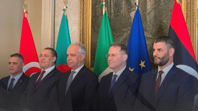 الطرابلسي رفقة نظرائه من تونس والجزائر وإيطاليا يبحثون بنابولي ملف الهجرة غير شرعية