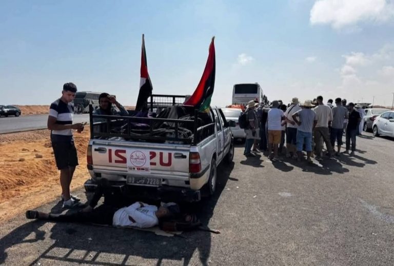 اعتقال 4 ناشطين وقطع الاتصالات مع قافلة الصمود في سرت