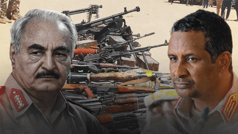 شحنة أسلحة تصل لميليشيات حميدتي عبر الحدود الليبية