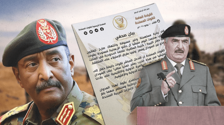 الجيش السوداني يصدر بيانا يدين فيه هجوم مليشيا مجرم الحرب حفتر المدعوم إماراتياً