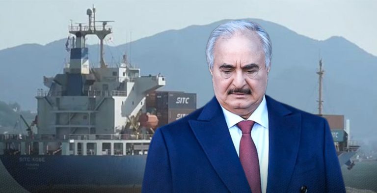 سفينة محملة بـ350 مدرعة كانت متجهة إلى حفتر تغادر إلى مصراتة بعد احتجازها في اليونان