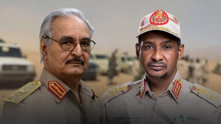 مليشيا الدعم السريع تهاجم مليشيا حفتر في الأراضي ليبيا بعد تحالف سابق