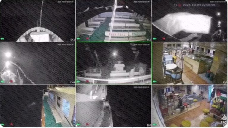 انطلق أسطول جديد من 11 سفينة، بينها «سفينة الضمير»، باتجاه غــ..زة بعد اختطاف قوات الاحـ..تلال أسطول «الصمود العالمي» الذي ضم نحو 500 ناشط من أكثر من 45 دولة.